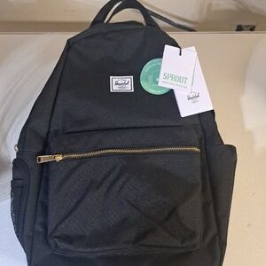 Herschel Black Nova Sprout Diaper Bag Edition Backpack